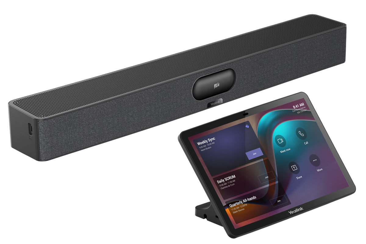 Barra per videoconferenza Yealink A25 con display